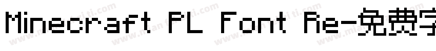Minecraft PL Font Re字体转换
